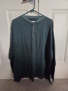 Kore Large Long-Sleeve Shirt in Deep Teal - Men